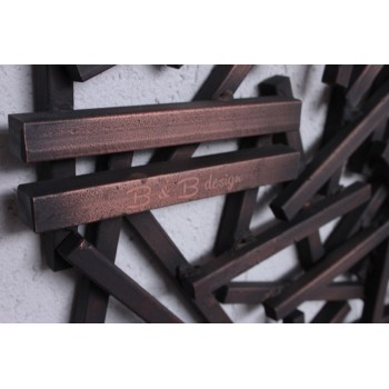 Дизайнерские часы Chaos — медь