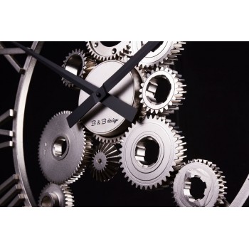 Дизайнерские часы Industrial — никель сатин