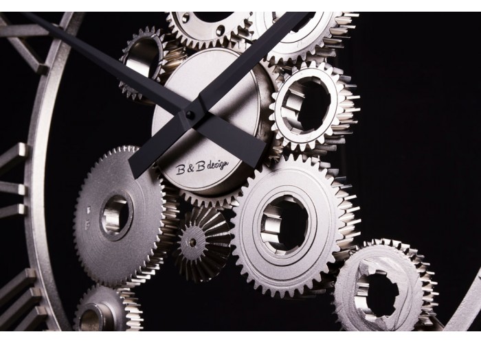  Дизайнерський годинник Industrial — нікель сатин  2 — замовити в PORTES.UA