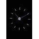 Дизайнерские часы Segments —никель глянец