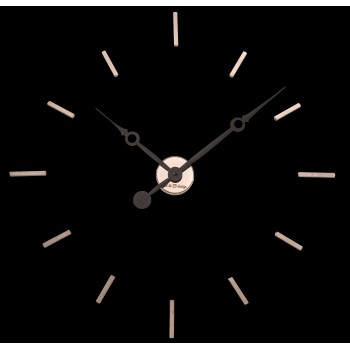 Дизайнерские часы Segments —никель глянец