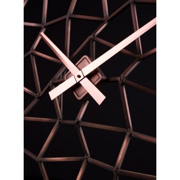 Дизайнерские часы Grid — медь