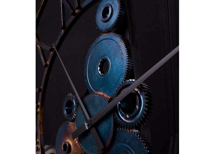  Дизайнерський годинник Industrial — старий хром  2 — замовити в PORTES.UA
