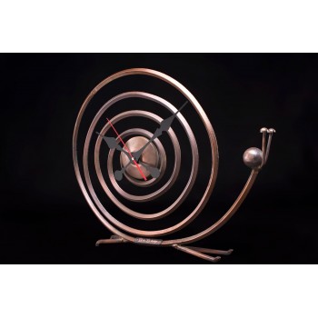 Дизайнерские часы Snail — медь