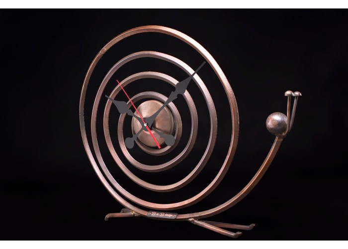  Дизайнерские часы Snail — медь  1 — купить в PORTES.UA
