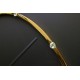 Дизайнерський годинник Crystal - золото глянець