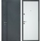 Двері вхідні квартирног типу В-413 мод. №172 графіт матовий / біла шагрень