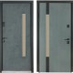 Вхідні двері вуличного типу Термо House мод. №705/428 антрацит/бетон антрацит