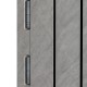 Вхідні двері квартирного типу Термо Fortezza модель №563/556 зріз каменю/сірий шифер