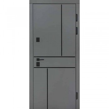 Квартирні двері – Ультра мод. №557/607 дзеркало