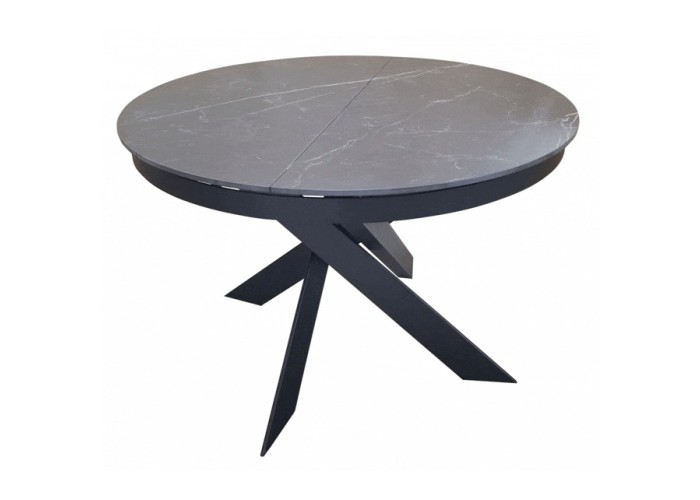  Стол раскладной керамика Moon Black Marble 1100-1400  1 — купить в PORTES.UA