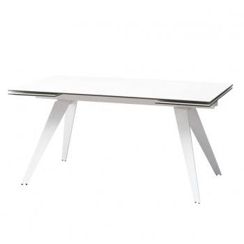 Стол раскладной керамика Keen Jalam White (Кин Джелем Вайт) 160-240 см