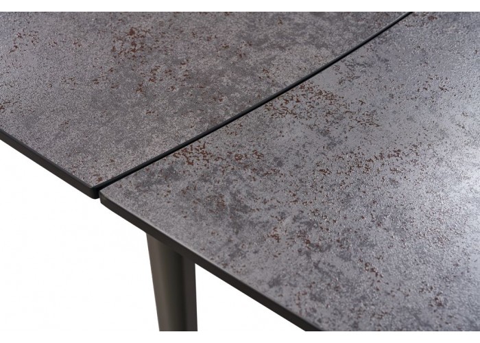  Стіл розкладний глазуроване скло Largo Iron Grey (Ларго Айрон Грей) 120-180 см  5 — замовити в PORTES.UA