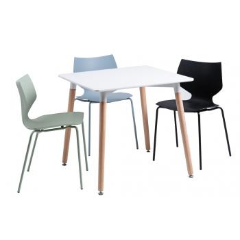 Стол Cuadrado (Квадро) 80 см белый