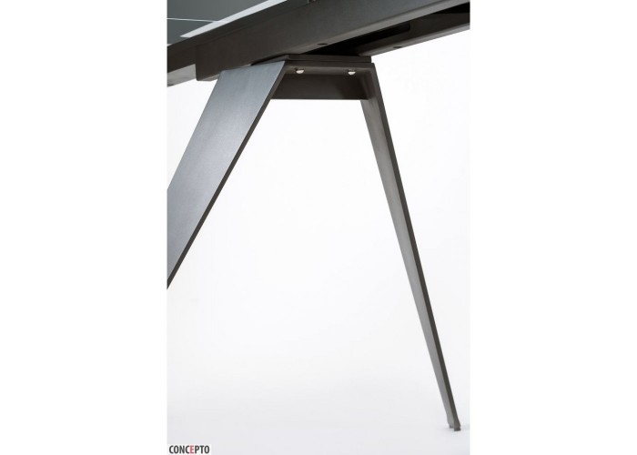  Розкладний стіл Glassy Keen (Глессі Кін) чорний  7 — замовити в PORTES.UA