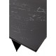 Стол обеденный раскладной керамика Fjord Black Marble 200x300 см