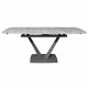 Раскладной стол керамический Elvi (Элви) Grey Stone 120-180 см