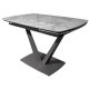 Раскладной стол керамический Elvi (Элви) Grey Stone 120-180 см