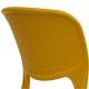 Обідній пластиковий стілець Spark (Спарк) жовтий каррі
