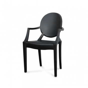 Стул Louis Ghost (черный)