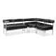 Диван модульный: Плаза - 2 NS + угол NS + кресло Плаза - 1 NS + подставка столик