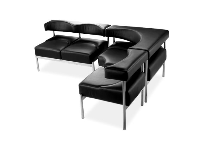  Диван модульный: Плаза - 2 NS + угол NS + кресло Плаза - 1 NS + подставка столик  2 — купить в PORTES.UA