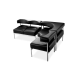 Диван модульный: Плаза - 2 NS + угол NS + кресло Плаза - 1 NS + подставка столик