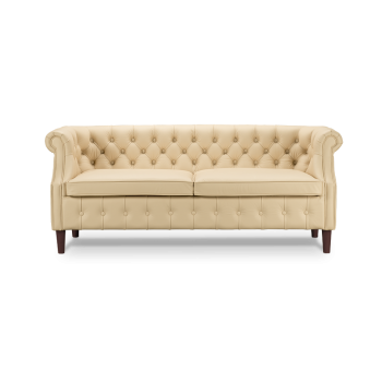Диван прямой Челси - 3 бежевый