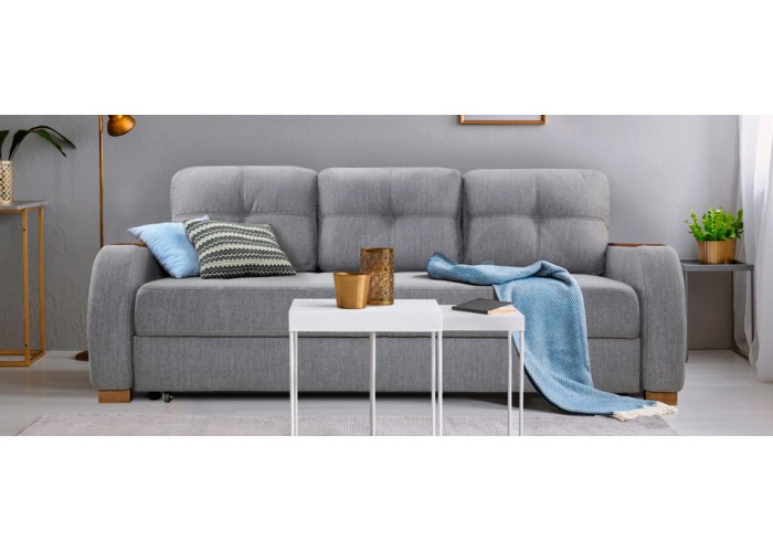  Прямий диван Сіетл (сірий)  2 — замовити в PORTES.UA
