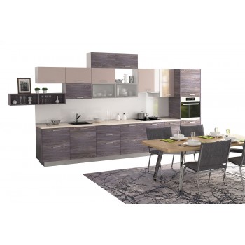 Модульная кухня Дуб дымчатый Лате 4000 мм.