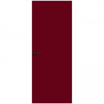 Межкомнатные двери без наличников со скрытыми петлями DSP Бургундский красный