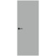 Двері на прихованому коробі Скло фарбоване - Lacobel RAL 9006 (мат або глянець), сатин