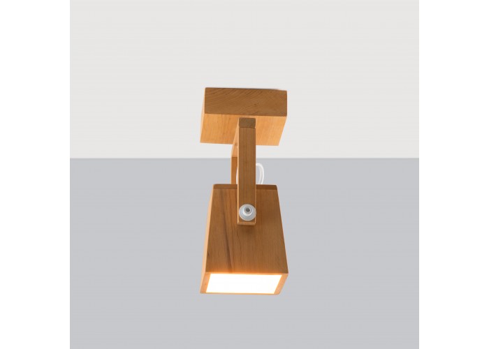  Светильник деревянный настенный бра лофт S2 White metal  4 — купить в PORTES.UA