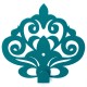 Вішалка настінна Гачок Glozis Ajur Turquoise H-062 11 х 10см