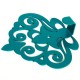 Вешалка настенная Крючок Glozis Ajur Turquoise H-062 11 х 10см