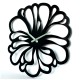 Настінні Годинники Glozis Flower A-041 48х48