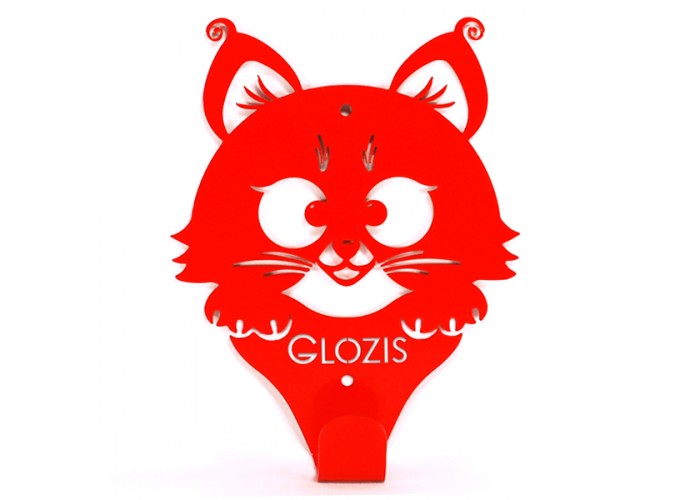  Вішалка настінна Дитяча Glozis Kitty Red H-018 17 х 13см  1 — замовити в PORTES.UA