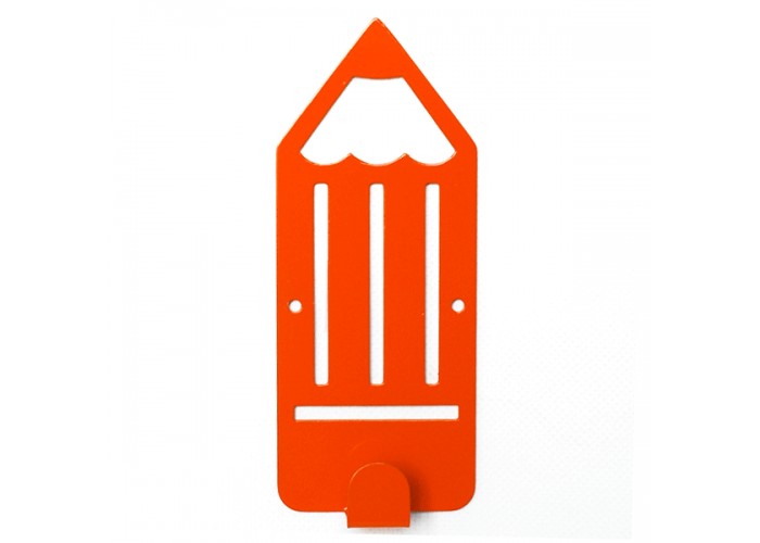 Вішалка настінна Дитяча Glozis Pencil Orange H-040 16 х 7см  1 — замовити в PORTES.UA