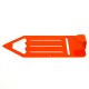 Вішалка настінна Дитяча Glozis Pencil Orange H-040 16 х 7см