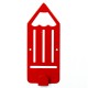 Вешалка настенная Детская Glozis Pencil Red H-039 16 х 7см