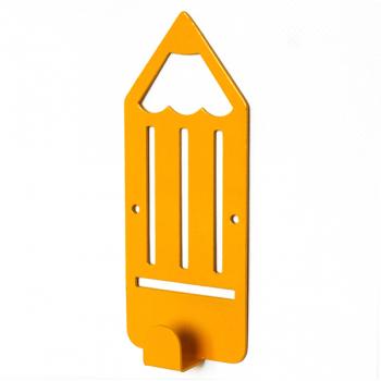 Вешалка настенная Детская Glozis Pencil Yellow H-041 16 х 7см
