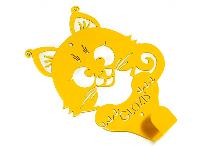  Вішалка настінна Дитяча Glozis Kitty Yellow H-017 17 х 13см  2 — замовити в PORTES.UA
