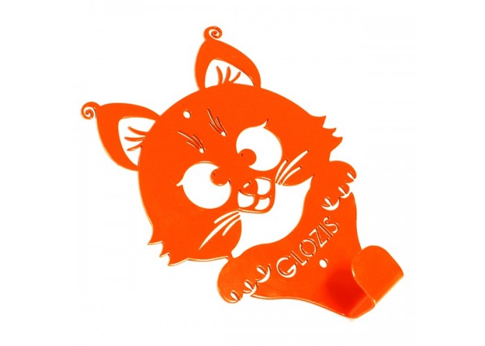  Вешалка настенная Детская Glozis Kitty Orange H-016 16 х 13см  2 — купить в PORTES.UA