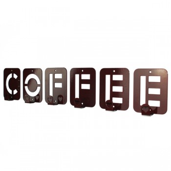 Вішалка настінна Glozis Coffee H-004 50 х 10 см