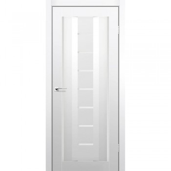 Двери экошпон AL-04 super PET аляска (сатин белый)