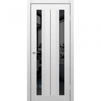 На кухню межкомнатные AL-01 super PET серый (зеркало графит)