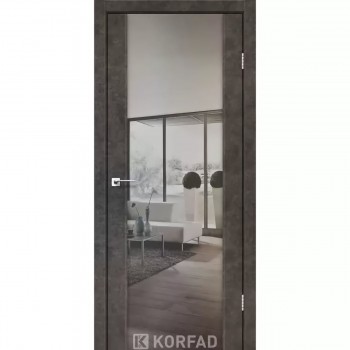 Дверь с зеркалом SANREMO SR-01 лофт бетон