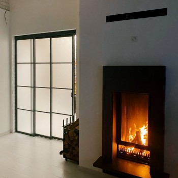 Міжкімнатні перегородки скляні лофт Light • Модель 7