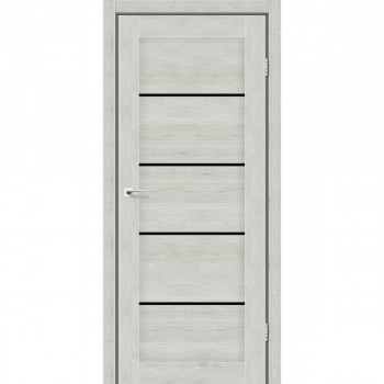 Двери из экошпона GARDA стекло черное