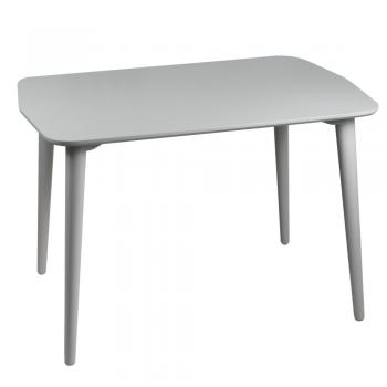 Стіл Dan 75*110 сірий шовк